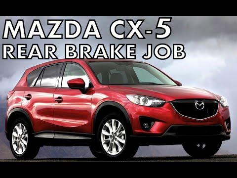2014 2015 MAZDA CX5 How to Change REAR Brake Pads Brake Job Tutorial
