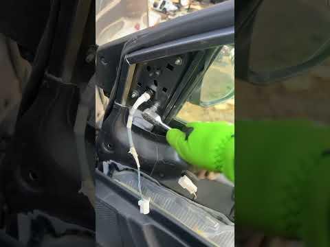 2018 Nissan Sentra passenger side view mirror removal #automobile #diy #tips