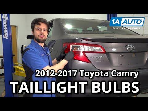 How to Replace Both Taillight Bulbs on a 2015 Toyota Camry (Left & Right)