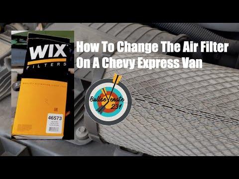 How to Change the Air Filter on a Chevy Express Van - 2005-2016