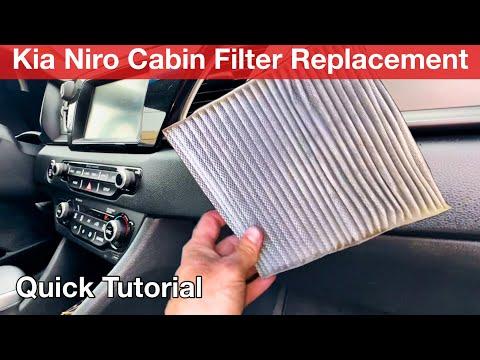 How to Replace the Cabin Air Filter on a 2018 Kia Niro (Glove Box Method)