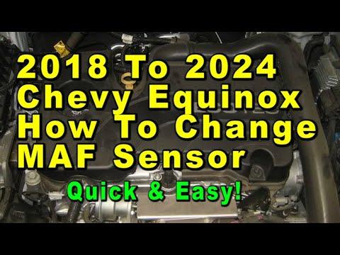 2018 To 2024 Chevrolet Equinox How To Change MAF Mass Air Flow Sensor With Part Numbers Quick &amp; Easy