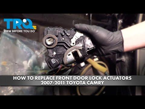 How to Replace Front Door Lock Actuators 2007-2011 Toyota Camry