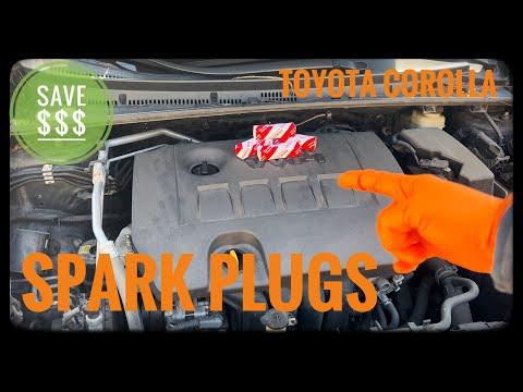 Toyota Corolla How to replace spark plugs. 2014 -2019