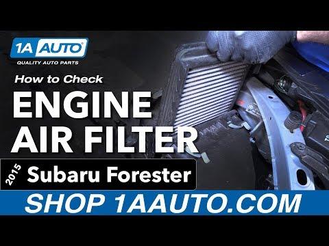 How to Replace Engine Air Filter 13-18 Subaru Forester