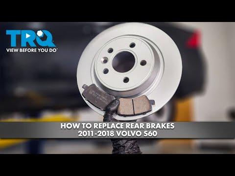 How to Replace Rear Brake Pads and Rotors on a 2016 Volvo S60