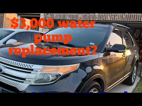 2011-2019 Ford Explorer 3.5 V6 water pump replacement