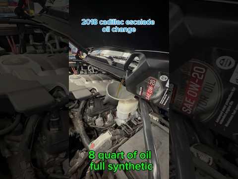 How to Change Engine Oil & Oil Filter on a 2018 Cadillac Escalade 6.2L