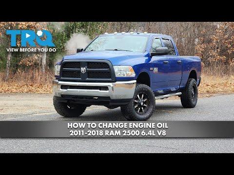 How to Change Engine Oil & Oil Filter on a 2018 Ram 2500 6.4L HEMI