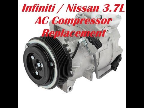 Infiniti / Nissan 3.7L AC Compressor Replacement