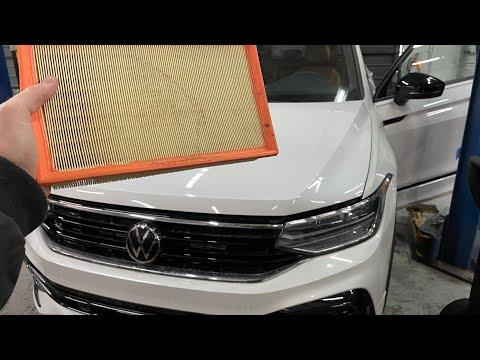 How to change the air filter on Volkswagen Tiguan 2018-2023
