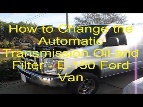 How to Change Transmission Fluid & Filter on a 2004 Ford E-150 (Pan Drop Service)