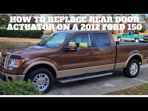 How to replace rear door actuator on a 2012 ford 150