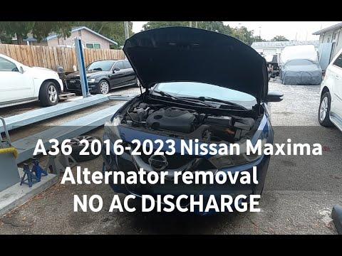 A36 2016-2023 Nissan Maxima Alternator removal NO AC DISCHARGE