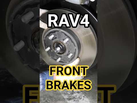 How to Replace Front Brake Pads and Rotors on a 2019-2026 Toyota RAV4