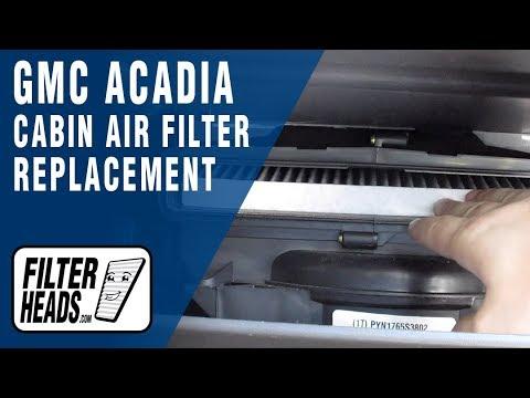How to Replace the Cabin Air Filter on a 2016 GMC Acadia (Step-by-Step Guide)
