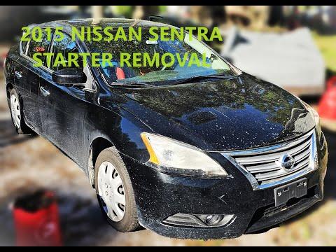 2015 Nissan Sentra Starter Removal