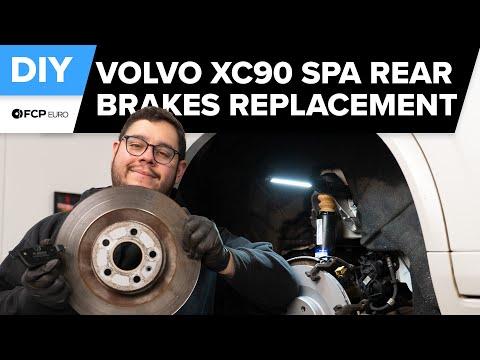 Volvo XC90 Rear Brake Pad &amp; Rotor Replacement DIY (2016-Present Volvo XC90 SPA)
