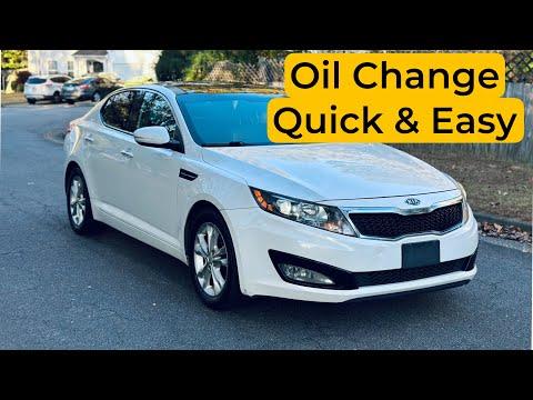 How to Change Engine Oil & Oil Filter on a 2016 Kia Optima (DIY Guide)