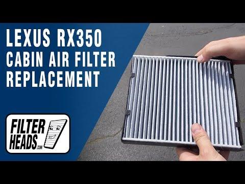 How to Replace Cabin Air Filter 2016 Lexus RX350 | AQ1102C
