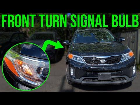 How to Replace Front Turn Signal Bulbs on a 2016 Kia Sorento (Left or Right)