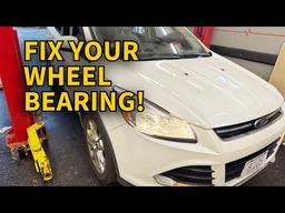 How To Replace (2013-2019) Ford Escape Front Wheel Bearing