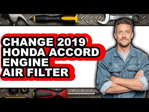 How To Change 2019 Honda Accord Engine Air Filter (Full Guide)