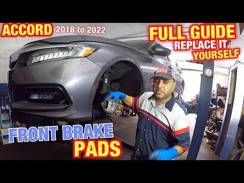How to Replace Front Brake Pads on a 2018-2025 Honda Accord Hybrid (Trim: Hybrid | Engine: Inline 4 2.0L)