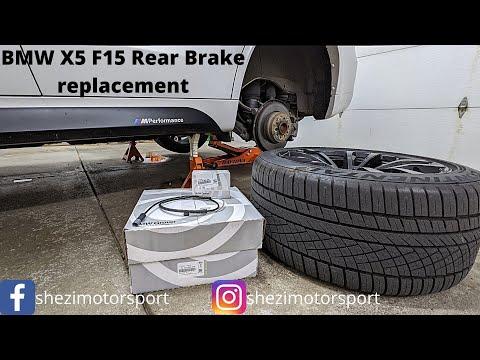 How to Replace Rear Brake Pads & Rotors on a 2016 BMW X5 (EPB Service Mode)