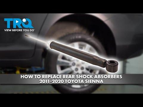 How to Replace Rear Shock Absorbers on a 2016 Toyota Sienna