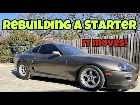 Supra Moves Under It's Own Power. How to Rebuild A Starter