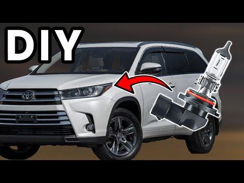 How to Replace Headlight Bulbs on a 2011-2020 Toyota Highlander