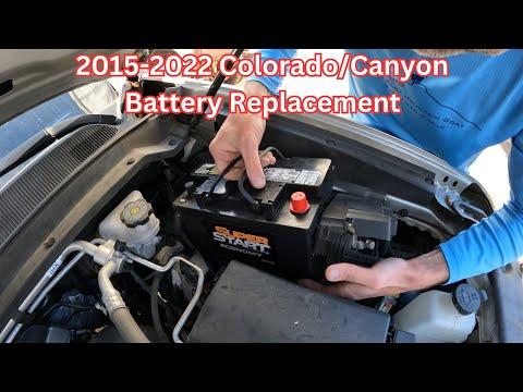 2015-2022 GMC Canyon/ Chevy Colorado Battery Replacement