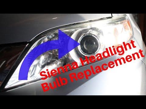 How to Replace Both Headlight Bulbs on a 2016 Toyota Sienna