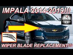 How To Replace the Windshield Wiper Blades On A 2014-2020 Chevy Impala 10th Gen LS LT LTZ Premier