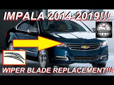 How To Replace the Windshield Wiper Blades On A 2014-2020 Chevy Impala 10th Gen LS LT LTZ Premier