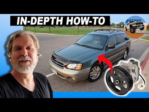How To Replace a Power Steering Pump - Subaru Outback [2.5 L 4-Cylinder Boxer Engine]