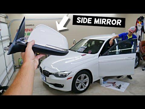 SIDE MIRROR, DOOR MIRROR REPLACEMENT REMOVAL BMW F30 F31 F32 F36 328i 330i 335i 320i 318i 316i 328d