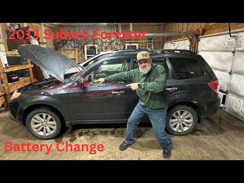 How to Replace the Battery on a 1998-2025 Subaru Forester (Engine: Flat 4 2.5L)