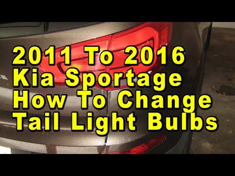 How to Replace Both Taillight Bulbs on a 2016 Kia Sportage (Tail/Brake Lamps)