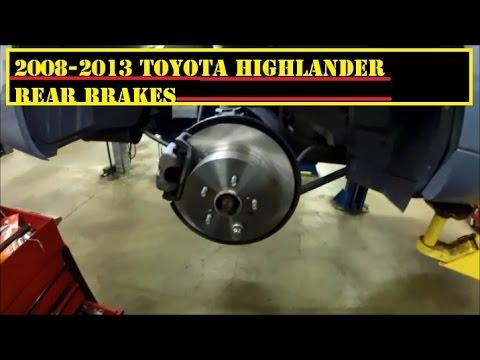 REAR BRAKE REPLACEMENT 2008-2013 TOYOTA HIGHLANDER - JOETHEAUTOGUY