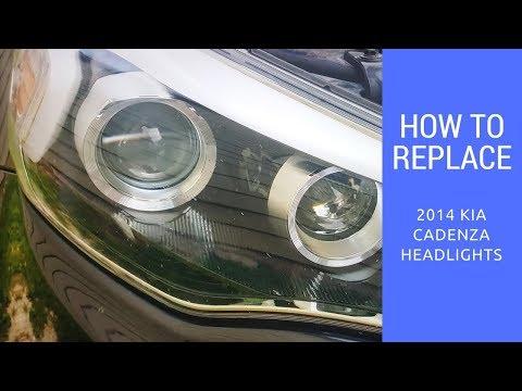 How to Replace Low & High Beam Headlight Bulbs on a 2016 Kia Cadenza