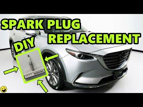 How To Replace Spark Plugs in a Mazda CX-9 4-Cyl 2.5 Liter Turbo Engine 2016 - 2023
