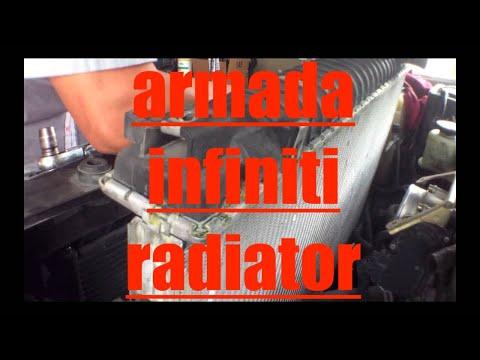 SIMPLE FOLLOW Replace leaking radiator &amp; thermostat Nissan Armada Titan Infiniti QX56 √ Fix it Angel