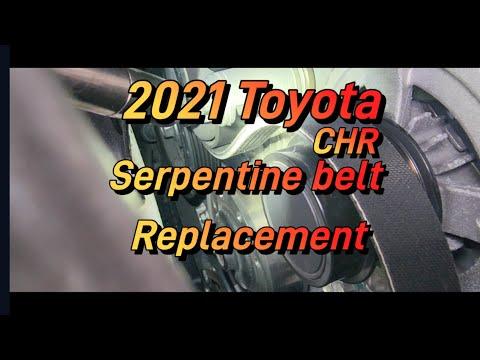 How to Replace the Serpentine Belt on a 2018 Toyota C-HR (Accessory Drive Belt)
