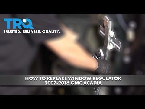 How to Replace the Front Window Regulator on a 2016 GMC Acadia (Driver or Passenger)