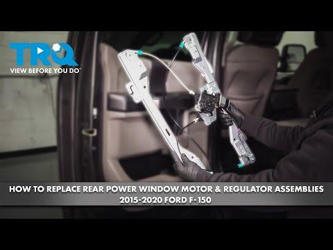 How to Replace Rear Power Window Motor &amp; Regulator Assemblies 2015-2020 Ford F-150