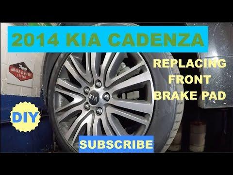 How to replace front brake pads on 2014 Kia Cadenza