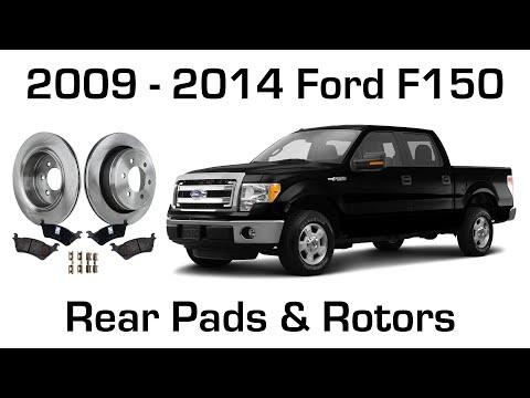 How to Replace Rear Brake Pads & Rotors on a Ford F150 (2009 - 2014)