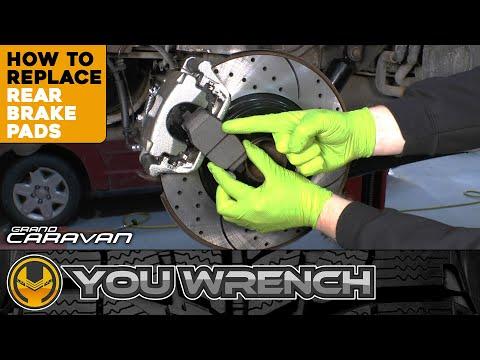How to Replace REAR Brake Pads - GRAND CARAVAN 2008-2021